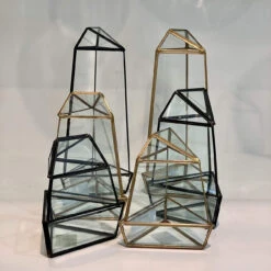 Black Short Triangular Obelisk Geometric Glass Terrarium - 9 Pieces 10 Black Short Triangular Obelisk Geometric Glass Terrarium - 9 Pieces -Home Decoration Discount 91h8Kj49N8L. AC SL1500 96827.1664500378.1280.1280