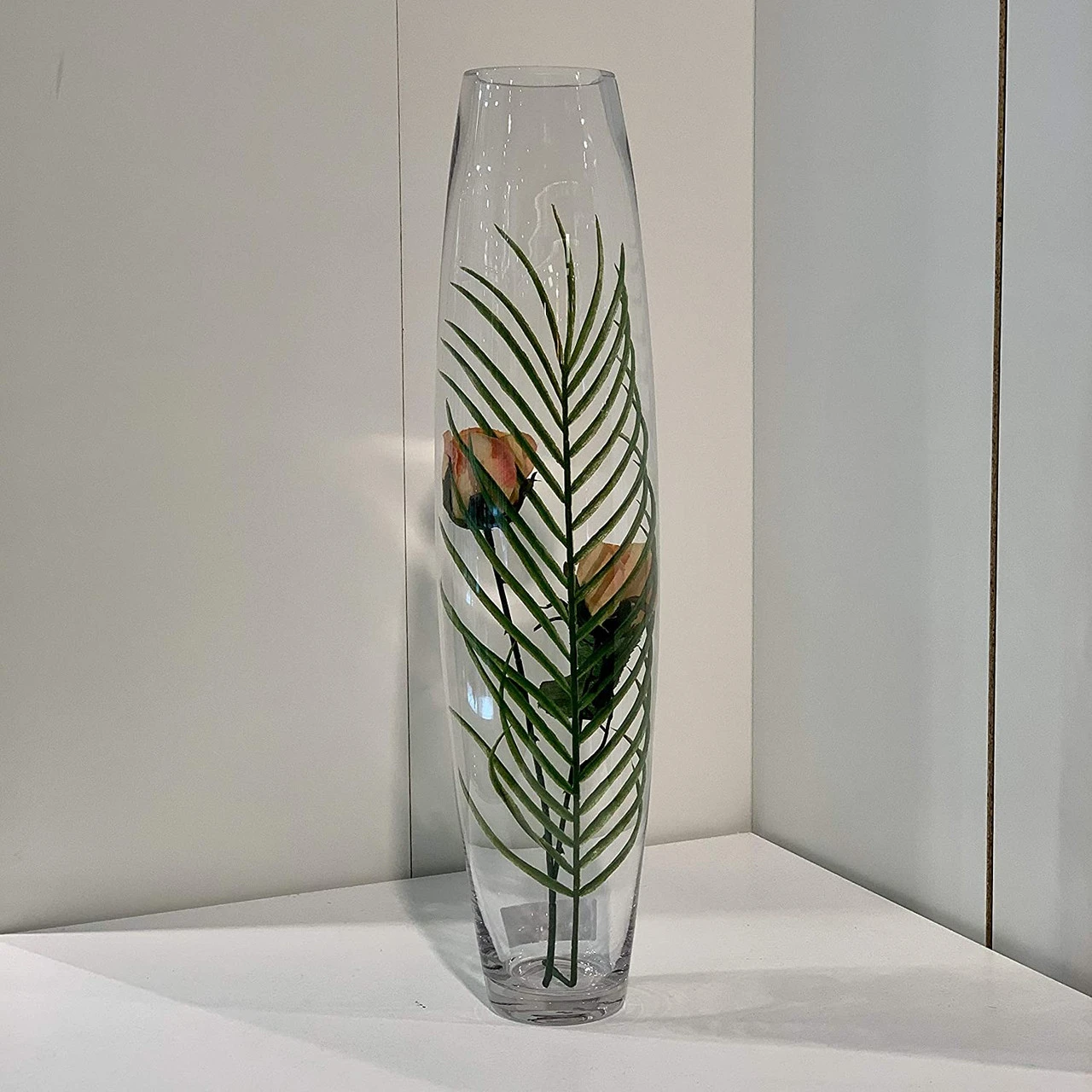 4" X 19" Urn Bullet Glass Vase - 4 Pieces 5 4" X 19" Urn Bullet Glass Vase - 4 Pieces - Image 5