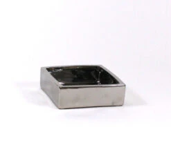 6"x 6"x 2" Silver Low Square Block - 12 Pieces