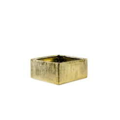 6.25" X 4" Gold Low Square Block - 12 Pieces
