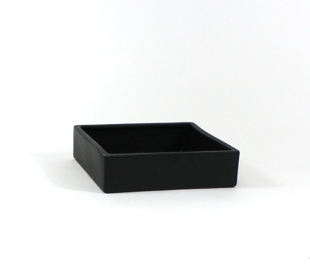 10" X 2.6" Black Low Square Block - 6 Pieces 1 10" X 2.6" Black Low Square Block - 6 Pieces