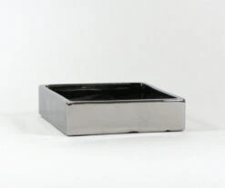 10" X 10" X 2.6" Silver Low Square Block- 6 Pieces