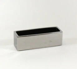 12" X 4" X 4" Silver Long Rectangle - 6 Pieces