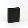 8" X 2.5" X 10" Black Tall Rectangle - 6 Pieces
