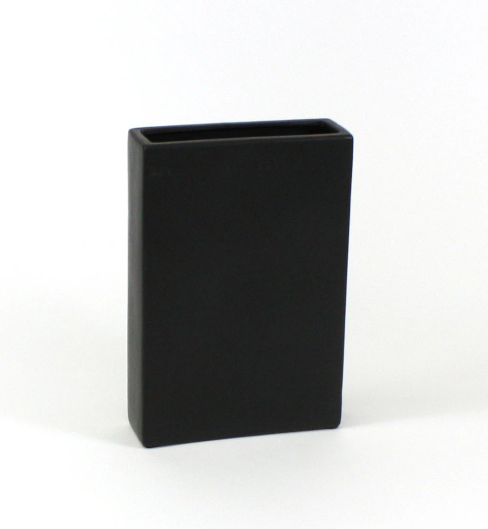 8" X 2.5" X 12" Black Tall Flat Rectangle - 6 Pieces 1 8" X 2.5" X 12" Black Tall Flat Rectangle - 6 Pieces