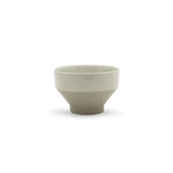 10" X 6.5" Unique Tapered Bowl In Grey - 4 Pieces -Home Decoration Discount CBT1106GY 84616.1586167668.1280.1280