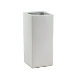 5" X 12" White Tall Square Block - 6 Pieces