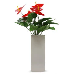 5" X 14" White Tall Square Block - 6 Pieces -Home Decoration Discount CSB0514WT C1 68367 50121 33589.1657123785 15578.1664504828.1280.1280