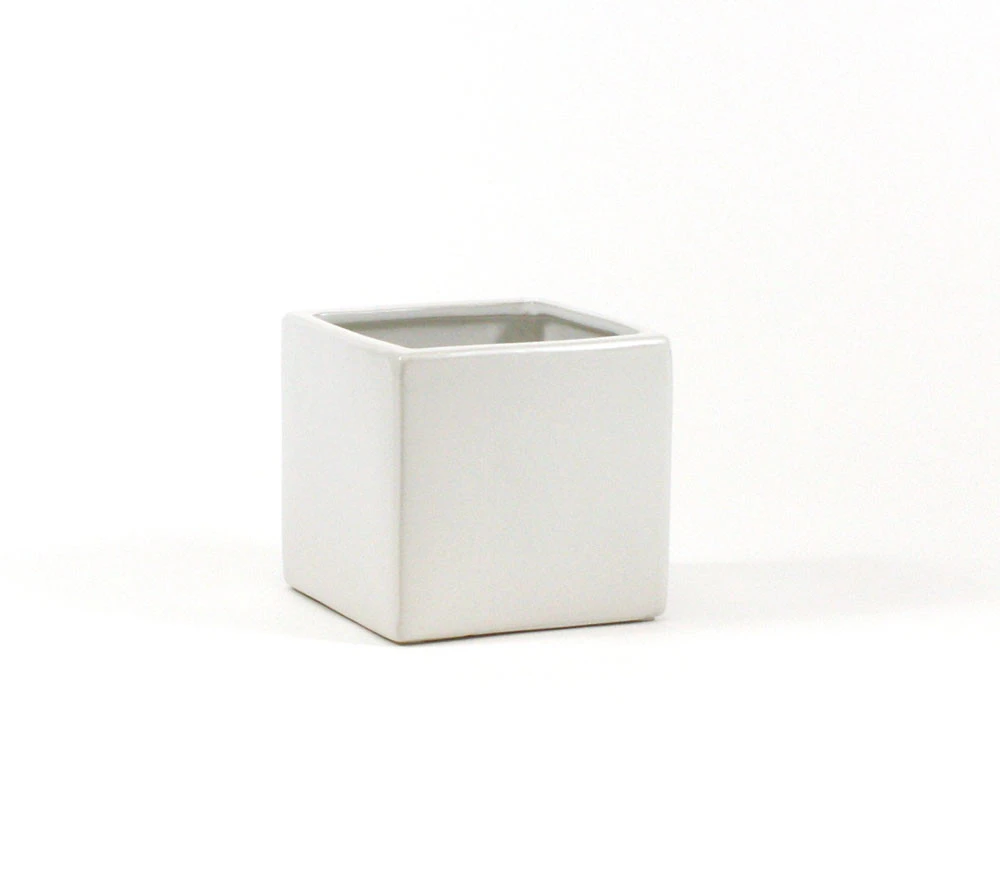 5 Inch White Square Cube - 12 Pieces 1 5 Inch White Square Cube - 12 Pieces