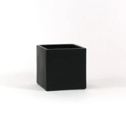 6 Inch Black Square Cube - 6 Pieces