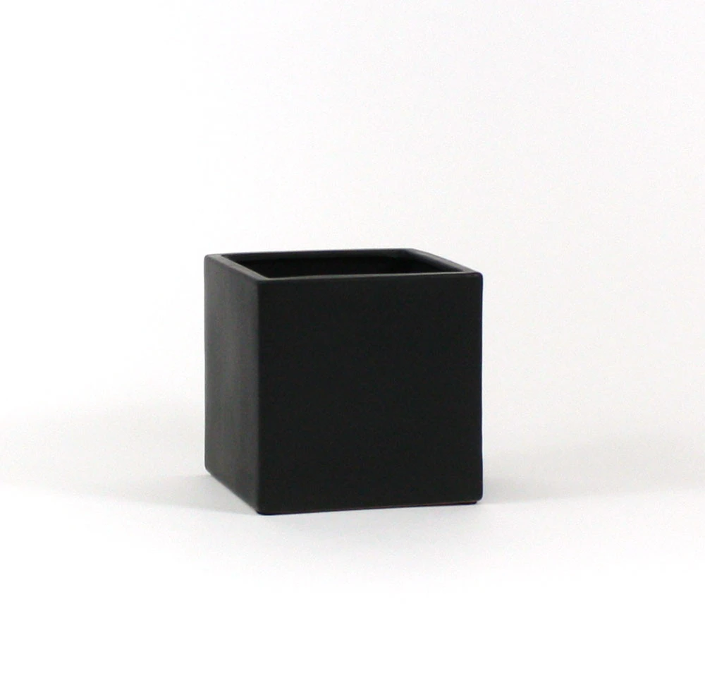 6 Inch Black Square Cube - 6 Pieces 1 6 Inch Black Square Cube - 6 Pieces