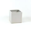 6 Inch White Square Cube - 6 Pieces