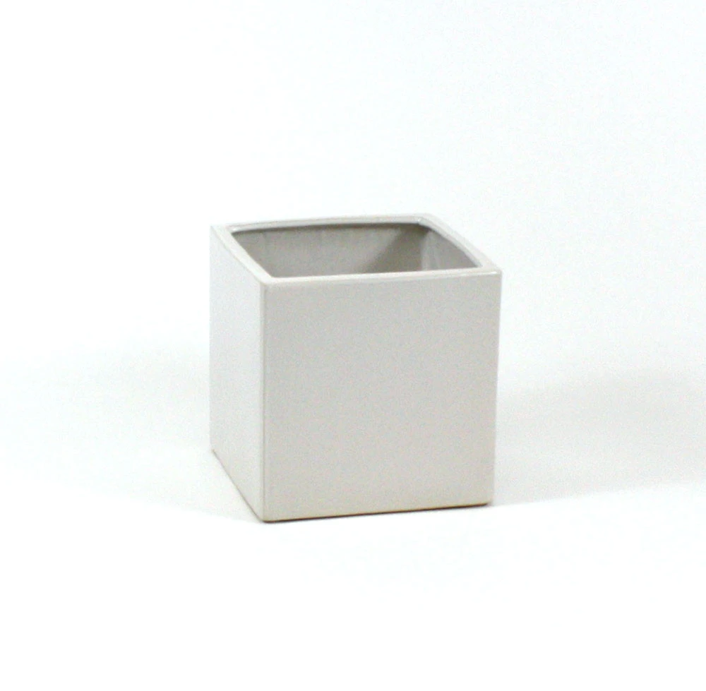 6 Inch White Square Cube - 6 Pieces 1 6 Inch White Square Cube - 6 Pieces