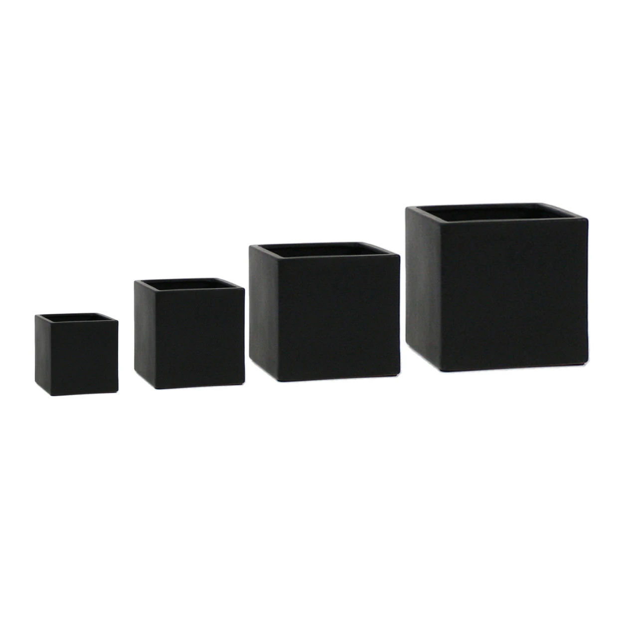 5 Inch Black Square Cube - 12 Pieces 6 5 Inch Black Square Cube - 12 Pieces - Image 6
