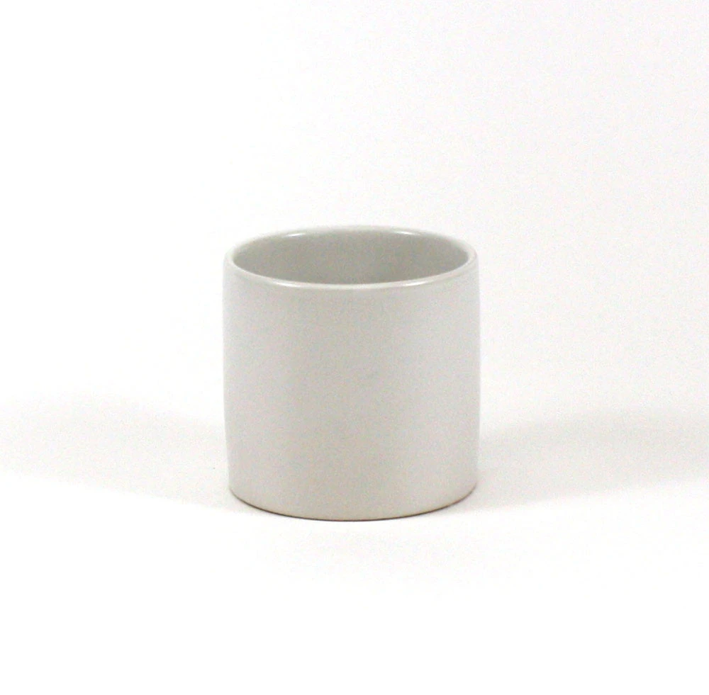 5.5" X 5" White Cylinder Ceramic - 12 Pieces 1 5.5" X 5" White Cylinder Ceramic - 12 Pieces