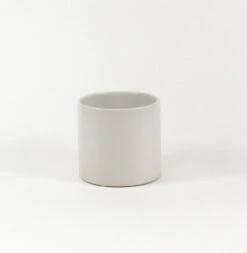 6.5" X 6" White Cylinder Ceramic - 6 Pieces