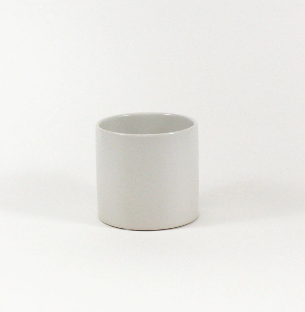 6.5" X 6" White Cylinder Ceramic - 6 Pieces 1 6.5" X 6" White Cylinder Ceramic - 6 Pieces