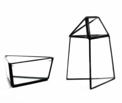 Black Medium Triangular Obelisk Geometric Glass Terrarium - 9 Pieces 10 Black Medium Triangular Obelisk Geometric Glass Terrarium - 9 Pieces -Home Decoration Discount GET2008BK 2 nw 95501.1511675834.1280.1280