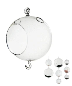 4" X 6" Hanging Round Terrarium Candle Holder, Double Hook - 48 Pieces 16 4" X 6" Hanging Round Terrarium Candle Holder, Double Hook - 48 Pieces -Home Decoration Discount HCH0104H2 46875.1421936104.1280.1280