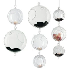5" X 7" Hanging Round Terrarium Candle Holder, Double Hook - 24 Pieces 5 5" X 7" Hanging Round Terrarium Candle Holder, Double Hook - 24 Pieces -Home Decoration Discount HCH0104H2 98399.1465010088.1280.1280
