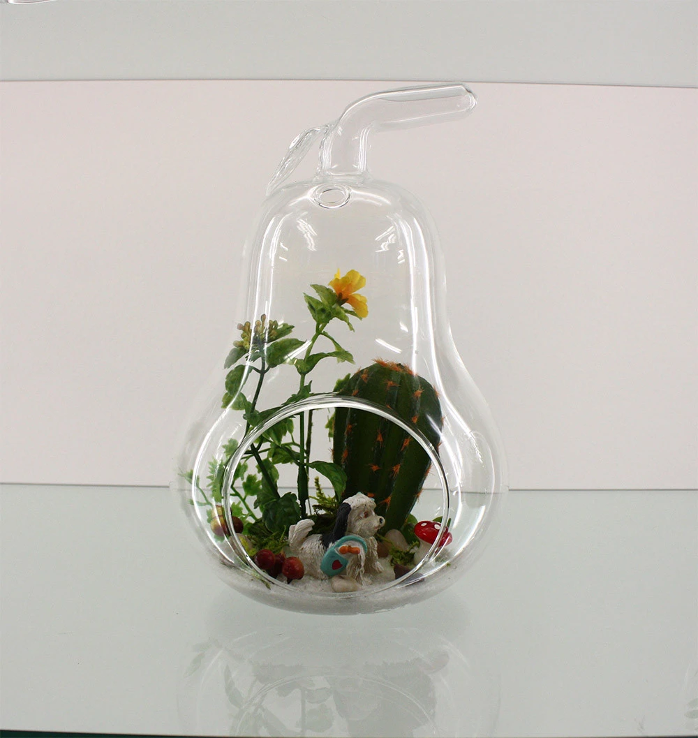 5.5" X 8" Apple Terrarium Candle Holder - 12 Pieces 4 5.5" X 8" Apple Terrarium Candle Holder - 12 Pieces - Image 4