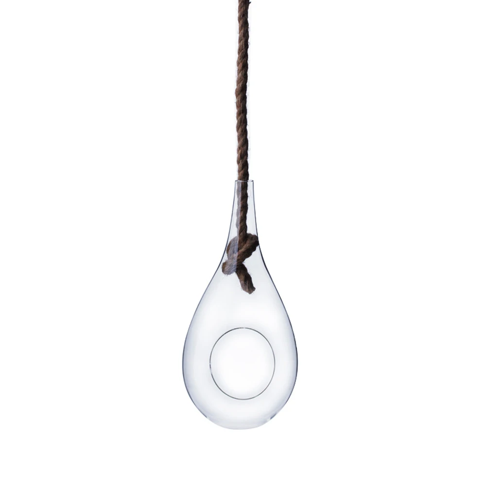 5" X 9.5" Rope Hanging Terrarium - 12 Pieces 1 5" X 9.5" Rope Hanging Terrarium - 12 Pieces