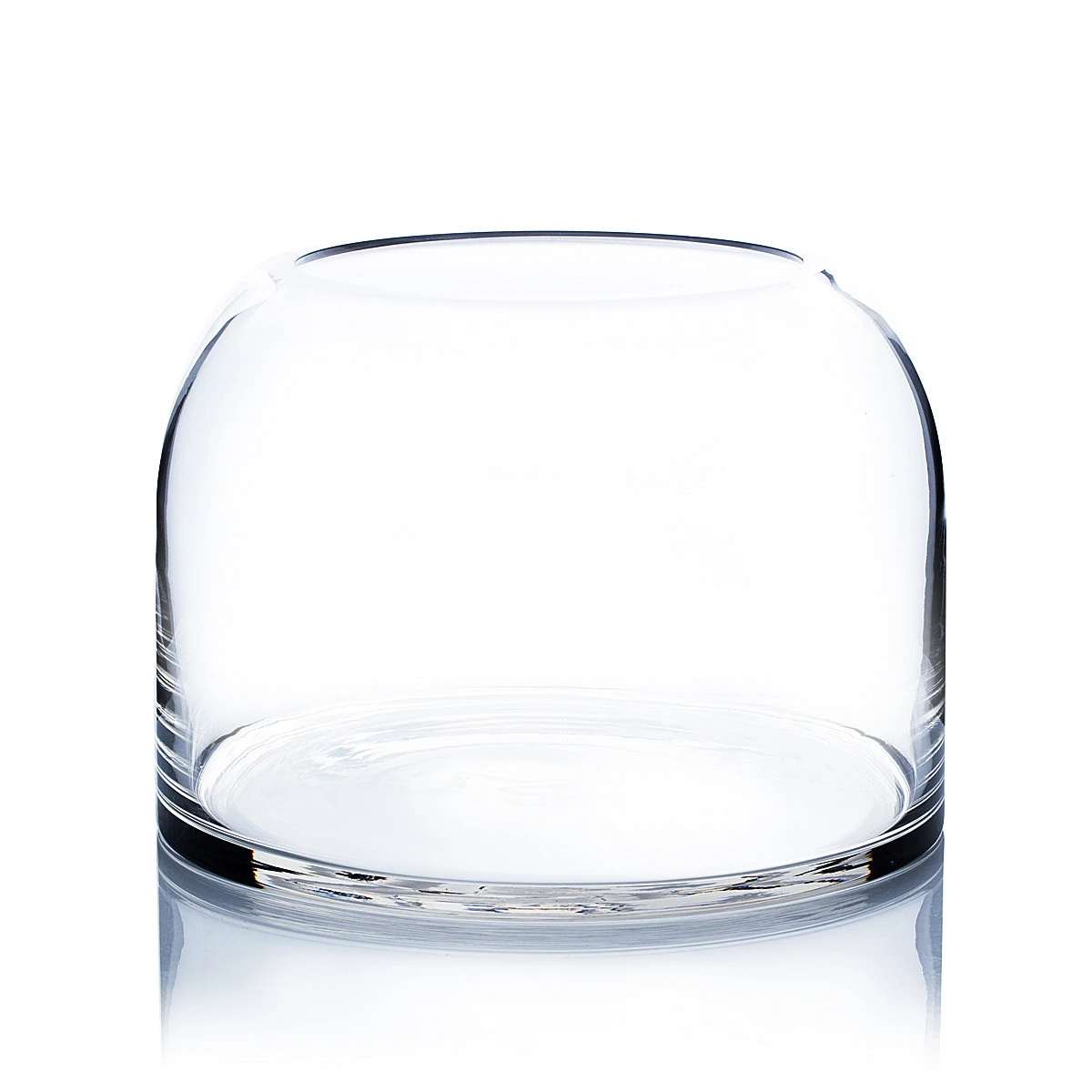 Clear Dome Shape Terrarium Bowl Glass Vase, 7 Inches High - 4 Pieces 1 Clear Dome Shape Terrarium Bowl Glass Vase, 7 Inches High - 4 Pieces