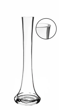 9.75 Inch Clear Small Round Bud Vase - 24 Pieces