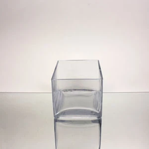 6" X 6" X 4" Block Glass Vase - 12 Pieces 4 6" X 6" X 4" Block Glass Vase - 12 Pieces - Image 4