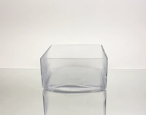 8" X 8" X 4" Block Glass Vase - 8 Pieces 4 8" X 8" X 4" Block Glass Vase - 8 Pieces - Image 4