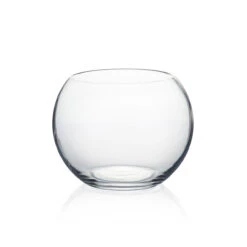 6" X 4.5" Clear Bubble Bowl Vase - 24 Pieces
