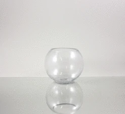 6" X 5" Clear Bubble Bowl Vase - 12 Pieces -Home Decoration Discount VBW0006 17315.1661950163.1280.1280