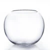 10" X 8" Clear Bubble Bowl Vase - 4 Pieces