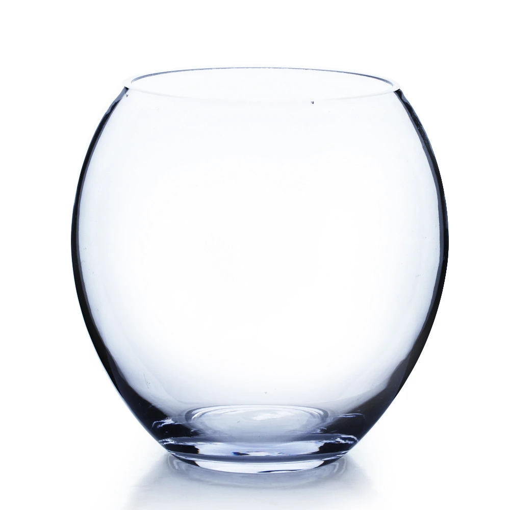 7.5"x 8" Clear Bubble Bowl Vase - 4 Pieces 1 7.5"x 8" Clear Bubble Bowl Vase - 4 Pieces