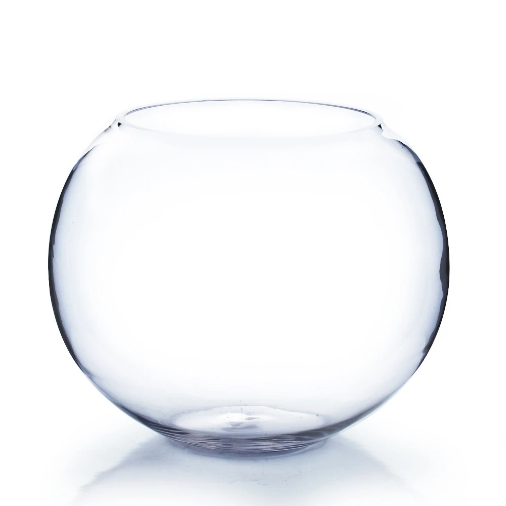 12"x10" Bubble Bowl Glass Vase - 2 Pieces 1 12"x10" Bubble Bowl Glass Vase - 2 Pieces