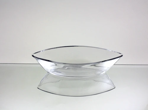 11" X 3" Clear Large Boat Vase - 30 Pieces 2 11" X 3" Clear Large Boat Vase - 30 Pieces - Image 2