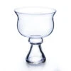 6" X 8" Bowl Glass Vase On Stand - 12 Pieces