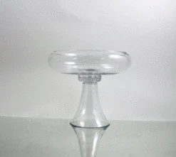 9" X 9" Bowl Glass Vase On Stand - 4 Pieces -Home Decoration Discount VCP0909 13392.1422885354.1280.1280