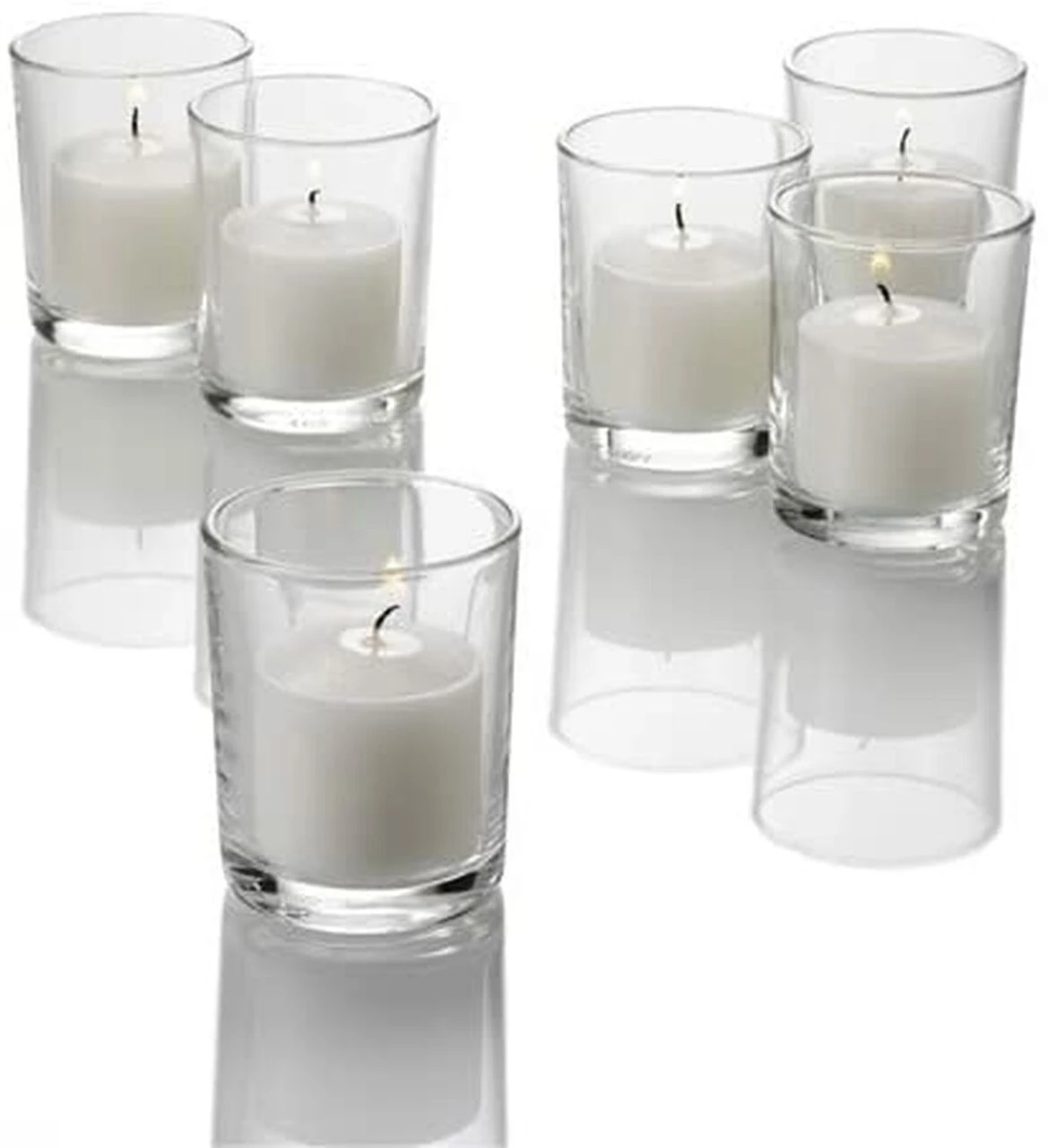 2" X 2" Clear Cylinder Glass Vase/Votive Candle Holder - 144 Pieces 5 2" X 2" Clear Cylinder Glass Vase/Votive Candle Holder - 144 Pieces - Image 5