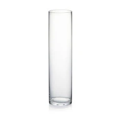 3" X 12" Cylinder Glass Vase - 12 Pieces