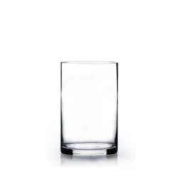 4" X 8" Cylinder Glass Vase - 12 Pieces