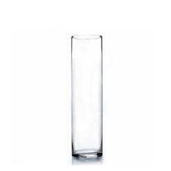4" X 14" Cylinder Glass Vase - 12 Pieces