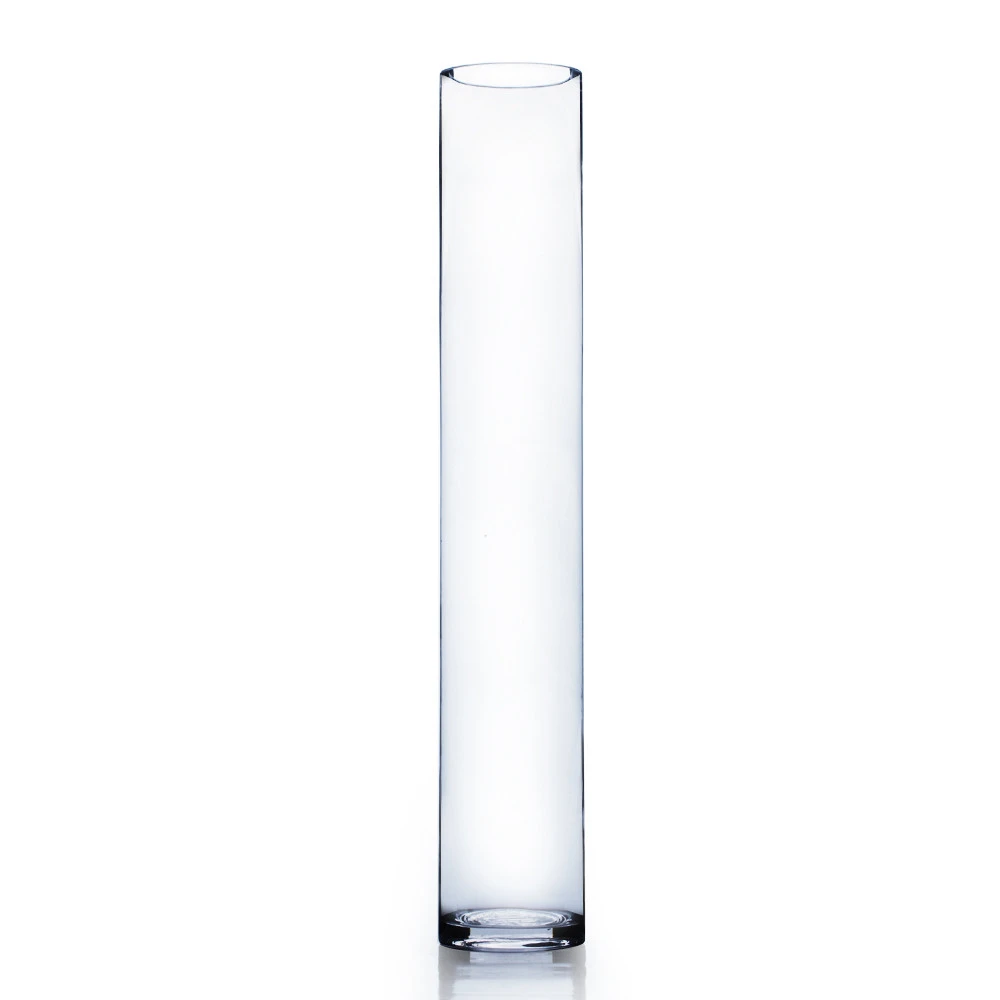 4" X 28" Cylinder Glass Vase - 6 Pieces 1 4" X 28" Cylinder Glass Vase - 6 Pieces