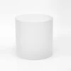 5" X 5" Frosted Cylinder Glass Vase - 12 Pieces
