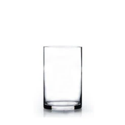5" X 8" Cylinder Glass Vase - 12 Pieces