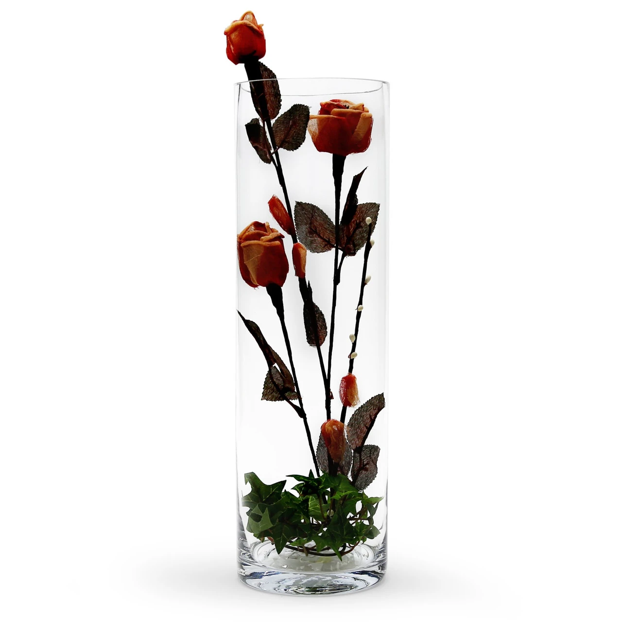 5" X 16" Cylinder Glass Vase - 6 Pieces 6 5" X 16" Cylinder Glass Vase - 6 Pieces - Image 6