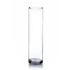 5" X 20" Cylinder Glass Vase - 6 Pieces
