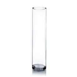 5" X 24" Cylinder Glass Vase - 6 Pieces