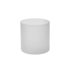 6" X 6" Frosted Cylinder Glass Vase - 12 Pieces