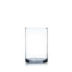 6" X 8" Cylinder Glass Vase - 12 Pieces